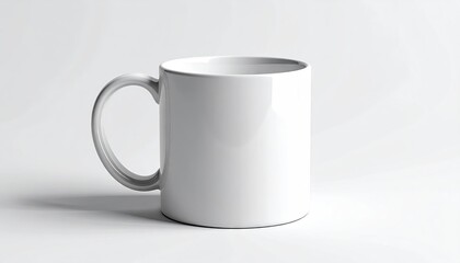 Fototapeta premium Ceramic mug in studio