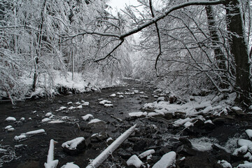 d&eacute;cor enneig&eacute;