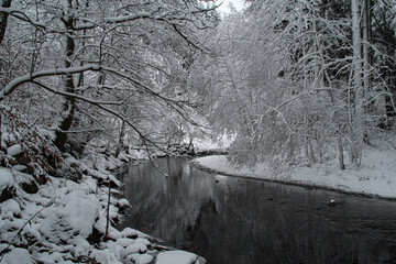 d&eacute;cor enneig&eacute;