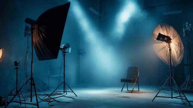 Lighting equipment and a professional photographic studio setup