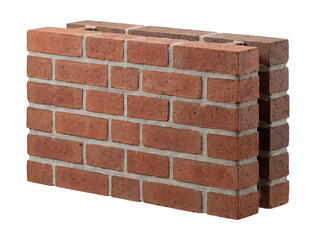 Obraz premium Old English bond brick facade.