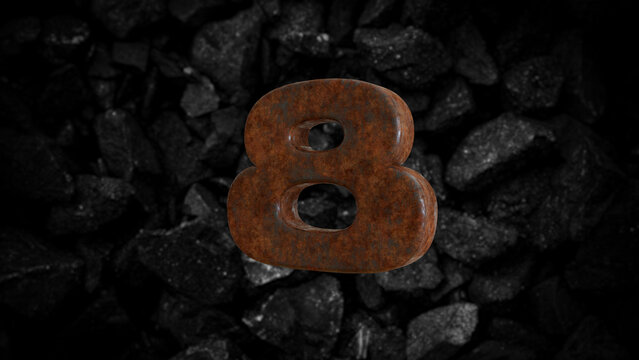 8 number photo