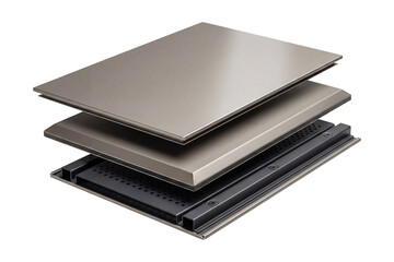 Natural stone ventilated facade system.