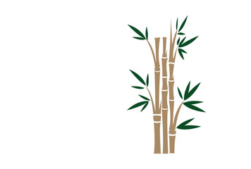 Naklejka premium Bamboo Plant Vector Illustration