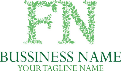 Obraz premium FN F fn initial logo | initial based abstract modern minimal creative logo, vector template image. luxury logotype logo, real estate homie logo. typography logo. initials logo