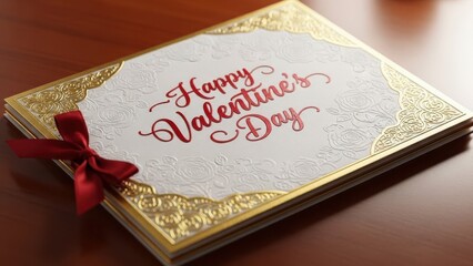 Elegant valentine's day card Background