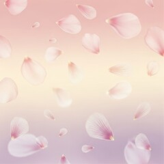 Delicate petals in soft light