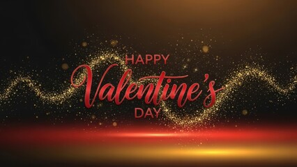 Celebrating valentine's day with sparkling elegance