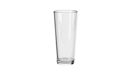 Empty Clear Glass Tumbler On Black Background © Lana