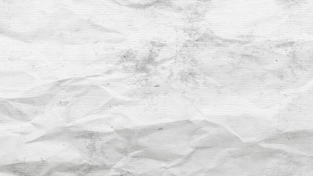 4K resolution background of paper texture background. Crumpled paper abstract shape background with animation.