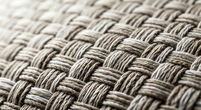 Linen Tablecloth Weave Macro