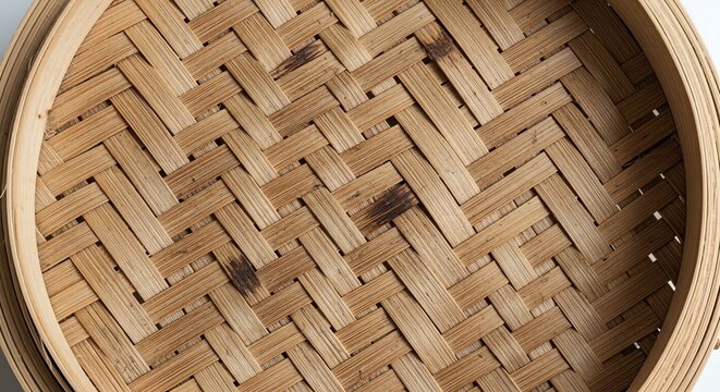 Bamboo Steam Basket Texture