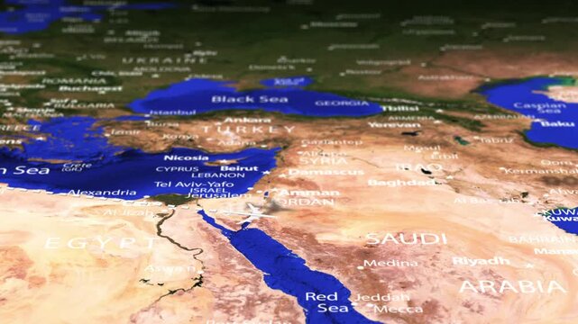 Flight From Algiers ALGERIA to Doha QATAR with flag pins