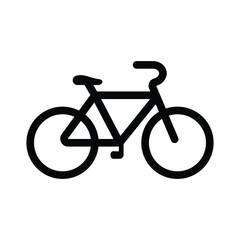 Fototapeta premium Bicycle Icon Eco Friendly Transportation Bike Vector Illustration for Sport