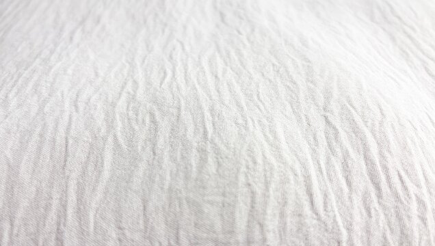 white crinkled fabric texture background
