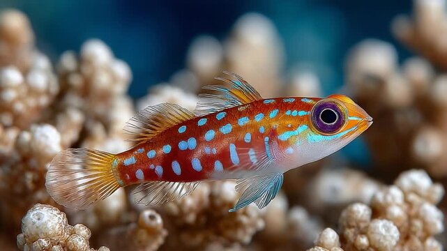 tropical fish in aquarium