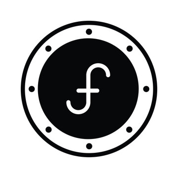 Grab this glyph icon of dutch guilder for premium use