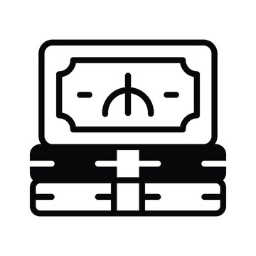 Check out this glyph icon showing azerbaijani manat design