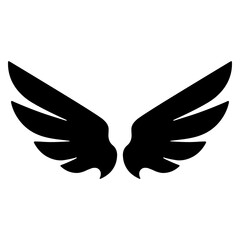 Obraz premium Wing icon. Simple wing vector icon