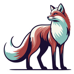 Fox vector and illustration.