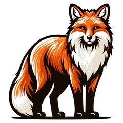 Fox vector and illustration.