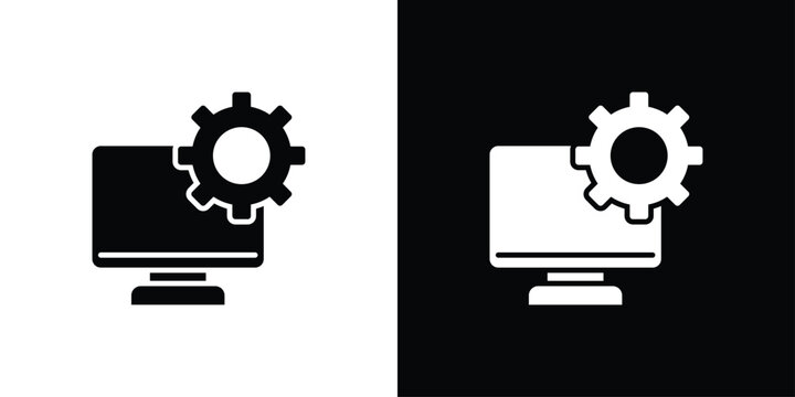 Work In Progress Icon Sheet Black And White