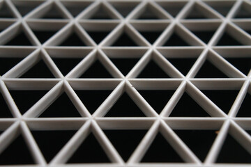 Plastic triangular mesh