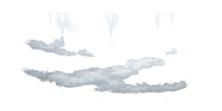 Map of Europe set against an abstract blue and white background with bright fluffy cumulus clouds in a summer day sky atmosphere