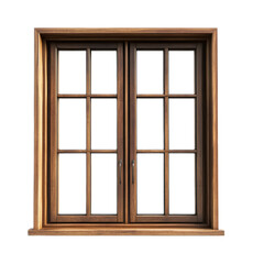 Obraz premium Window Isolated on White Background - Energy-Efficient Window for Home and Office