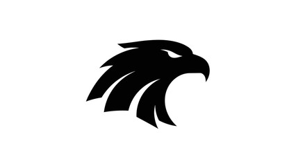 Obraz premium Stylized Eagle Head Silhouette