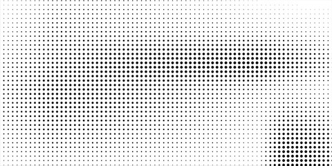 Abstract gradient halftone wave dotted textured pattern. Retro comic pop art backdrop with halftone dots design. Vintage backdrop for comic superhero text, speech bubble, message. Vector ilustration © MUHAMMAD