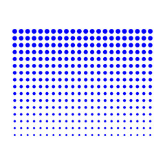 Blue Halftone Element