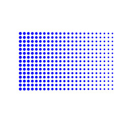 Blue Halftone Element