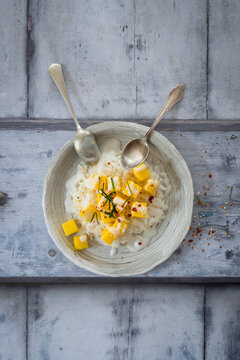 Klebreis mit Mango (Khao Niao Mamuang)