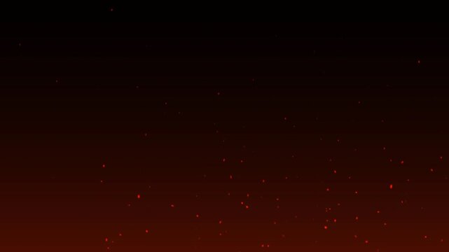 Fire spark particle rising up. Cinematic movement overlay video motion. 4k stock.