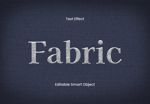 Fabric Text Effect