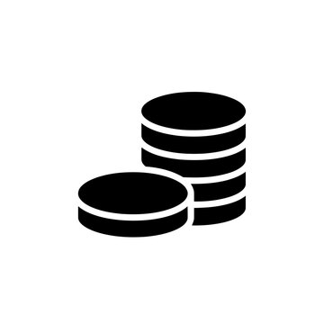 Stack of modern compact discs in black and white