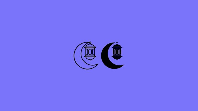 Stylized 'cc' logo with intertwined letters and moon crescent against animation a lavender background