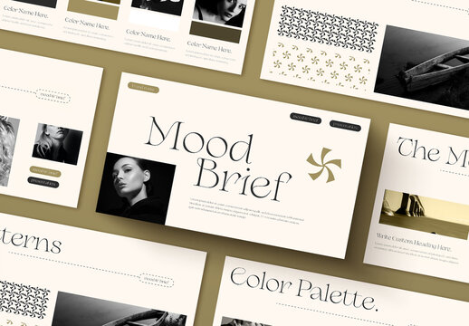 Minimal Mood Brief Presentation Template