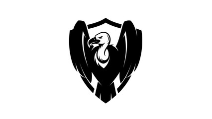 Vulture Emblem Silhouette