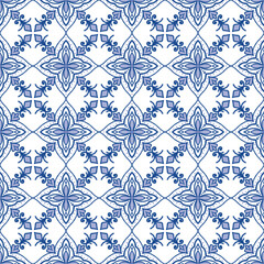 Obraz premium seamless damask pattern