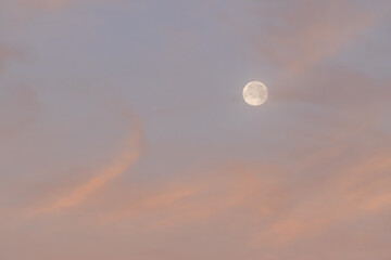 Obraz premium Sky with moon