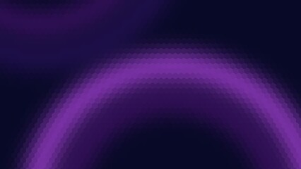 Abstract purple curved gradient shape resembling wave or orbit on dark background. background with hexagon pattern surface  © Dika