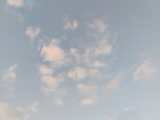 blue sky with clouds