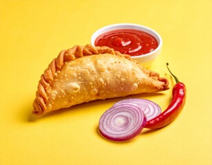 Golden brown crispy samos