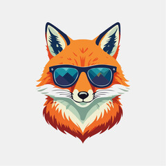 Flat Vector Illustration of a White Daisy Flower