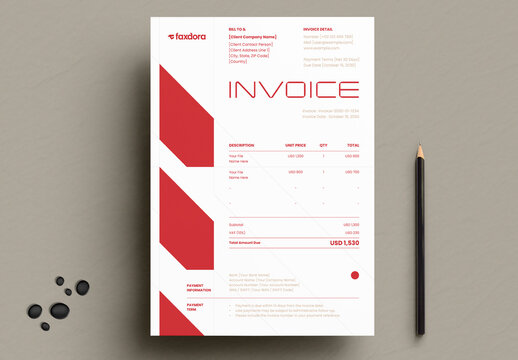 Invoice Template for Business and Freelancers