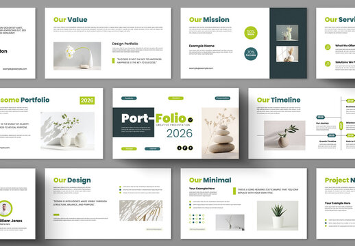 Portfolio Presentation Layout