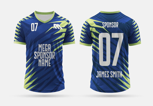 Professional Sports Jersey Design Template