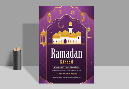 Ramadan Flyer Template Layout
